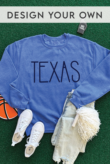 Custom Fan Crewneck - Heather Royal